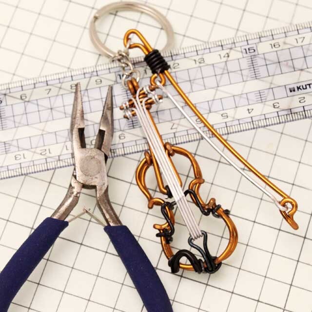 wire art ワイヤーアート Viola ヴィオラ 音楽雑貨 音楽グッズ
