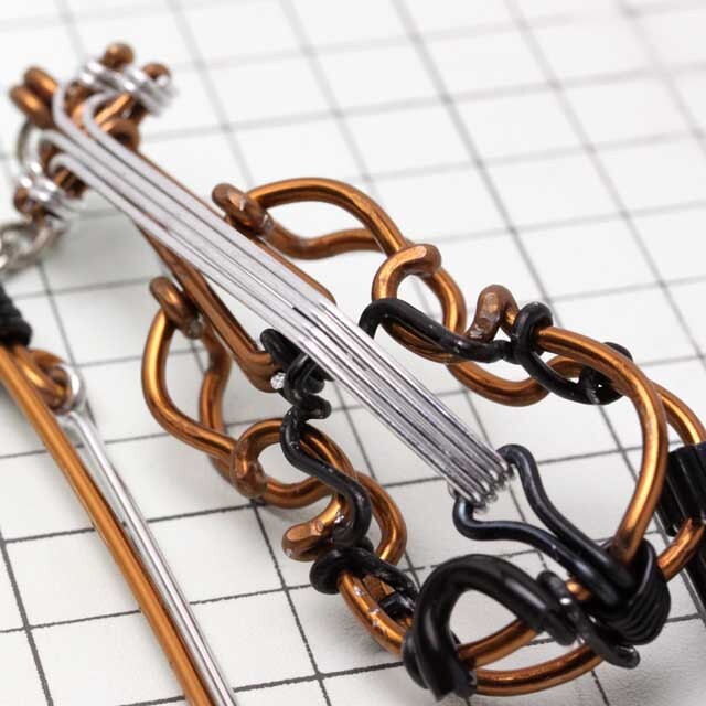 wire art ワイヤーアート Viola ヴィオラ 音楽雑貨 音楽グッズ