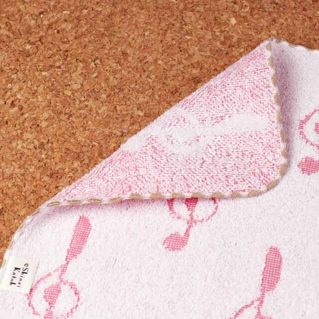 クラリネット Clarinet ト音記号 タオルハンカチ チックトーン 音楽雑貨 音楽グッズ