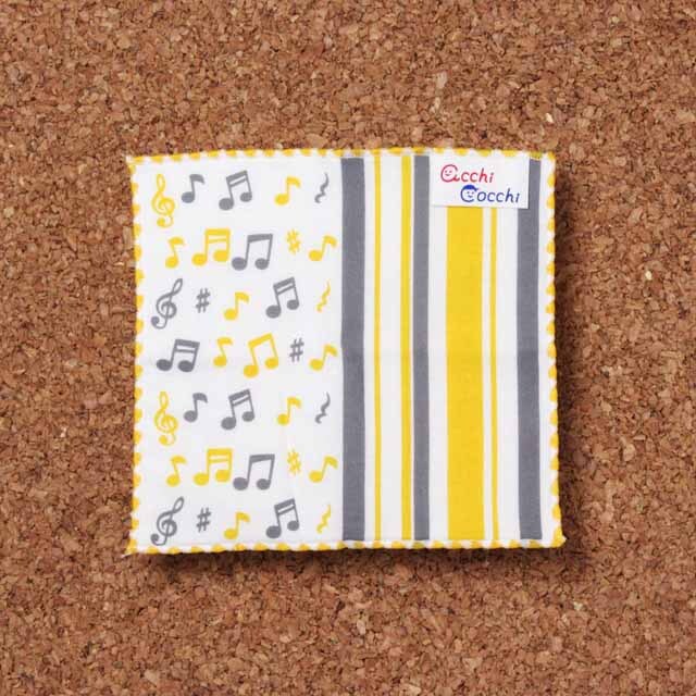 音符 音部記号 こどもはんかち 音楽雑貨 音楽グッズ