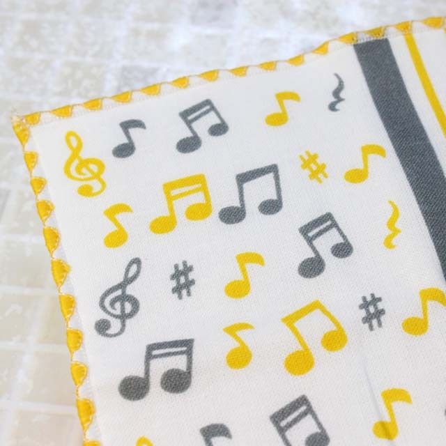 音符 音部記号 こどもはんかち 音楽雑貨 音楽グッズ