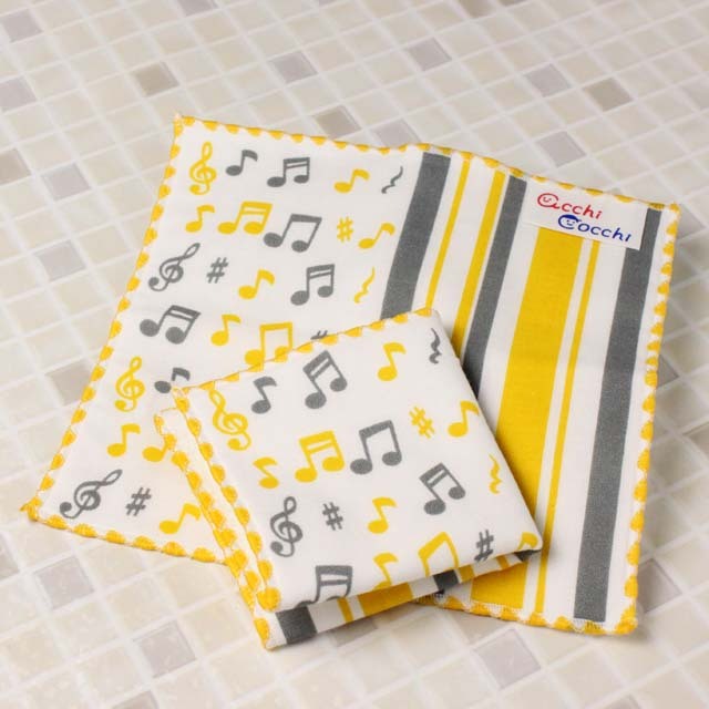 音符 音部記号 こどもはんかち 音楽雑貨 音楽グッズ