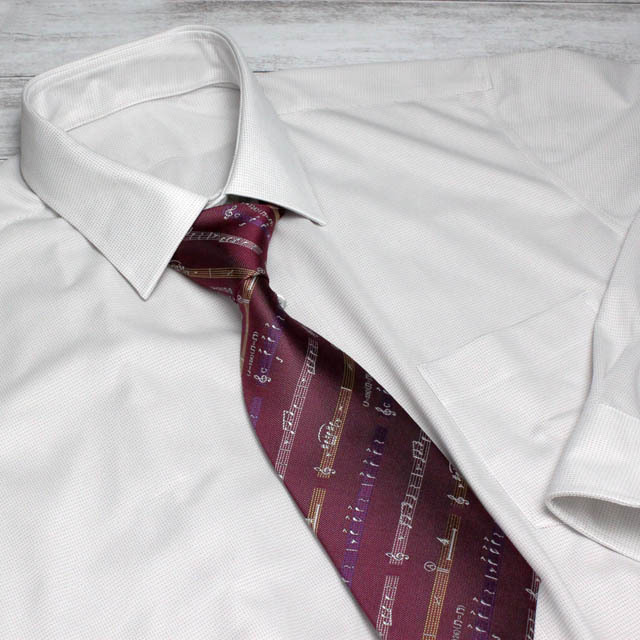 西陣織 音楽ネクタイ 楽譜 音楽雑貨 音楽グッズ