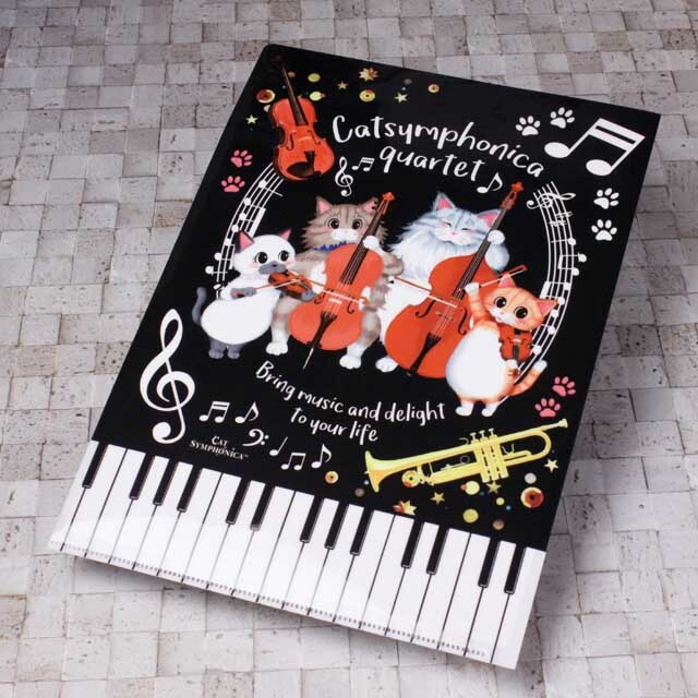 殻ノ少女　クリアファイルセット　未開封品 クリアファイル 《Cat Symphonica ピアニスト待ちの弦楽四天王
