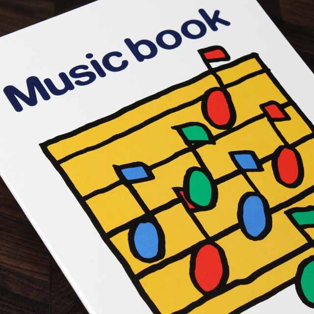 B5版 五線譜ノート 8段 099415 音楽雑貨・アクセサリー専門店