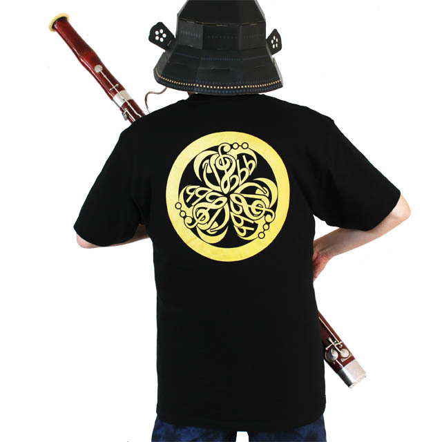 音楽紋付 ト音記号 ヘ音記号 フェルマータ Ｔシャツ 音楽雑貨 音楽グッズ
