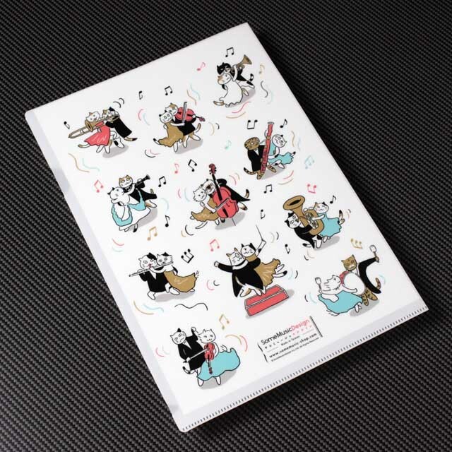 パ・ド・ドゥ ワルツ クリアファイル クリアファオルダ 音楽雑貨 音楽グッズ