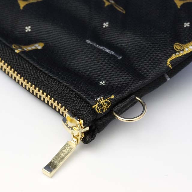 管楽器 フルート クラリネット サックス ホルン トランペット トロンボーン カードポーチ キャッシュレス・ポーチ 音楽雑貨 音楽グッズ