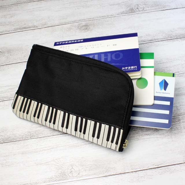 マルチポーチ ピアノ鍵盤 音楽グッズ 音楽雑貨 音楽小物