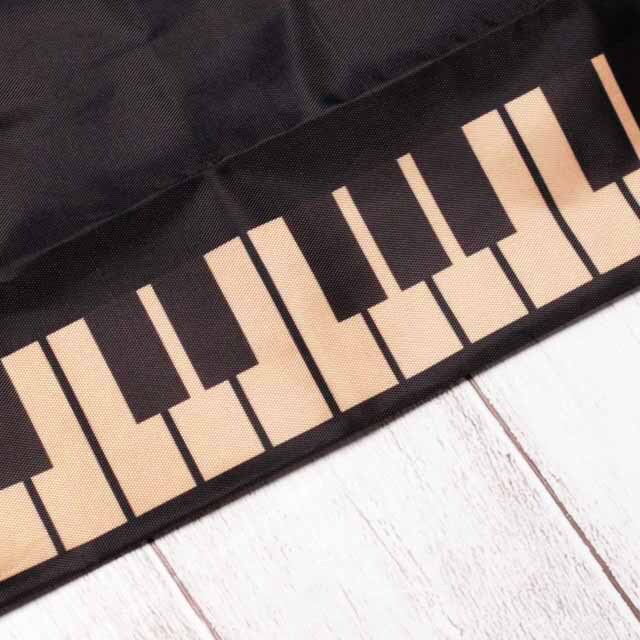 ピアノ鍵盤 エコバッグ 音楽雑貨 音楽グッズ 鍵盤バッグ