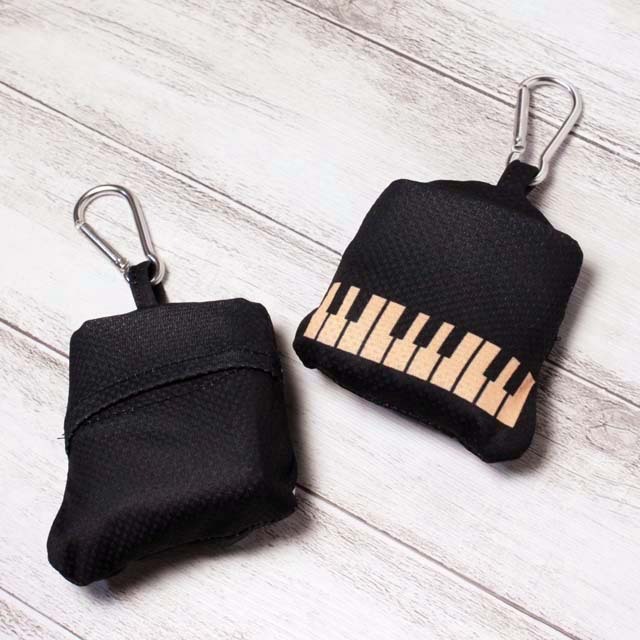 ピアノ鍵盤 エコバッグ 音楽雑貨 音楽グッズ 鍵盤バッグ