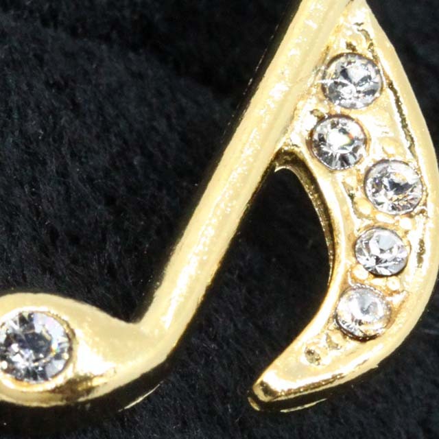 ジュエルピン mini ８分音符 音楽アクセサリー 音楽グッズ 音楽雑貨