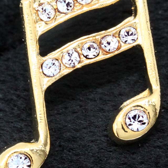 ジュエルピン mini 16分音符 音楽アクセサリー 音楽グッズ 音楽雑貨