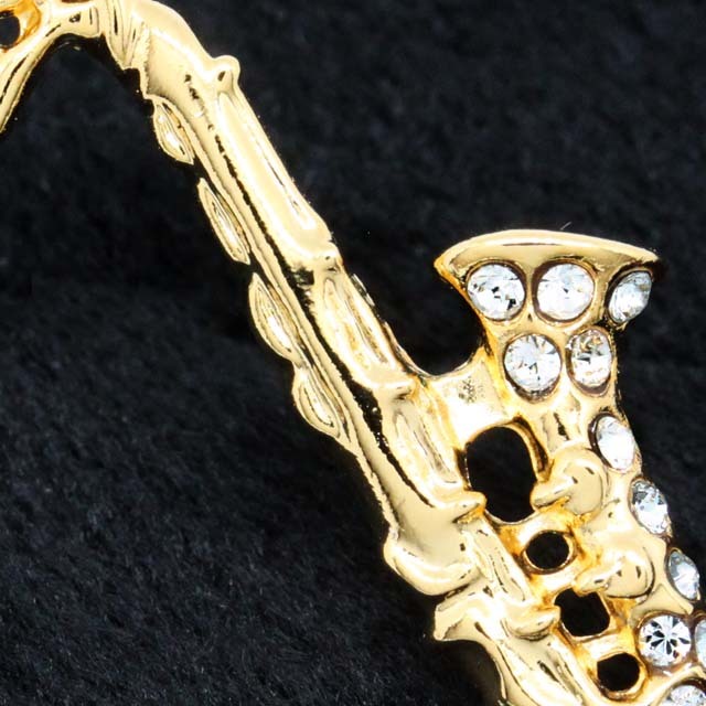 ジュエルピン mini テナーサックス Tenor sax 楽器アクセサリー 音楽グッズ 音楽雑貨