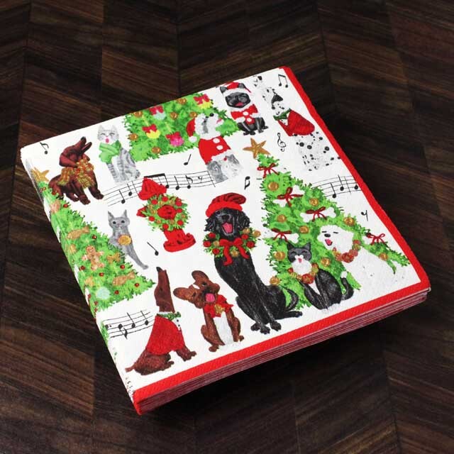 ペーパーナプキン ペーパータオル 楽譜 ペット 音楽雑貨 音楽グッズ