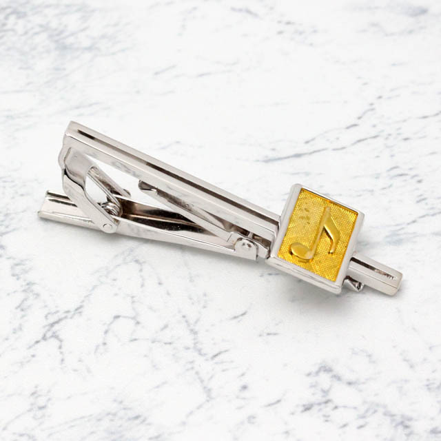 ８分音符 Note SV925 シルバー タイバー タイピン 音楽雑貨 音楽グッズ 音楽アクセサリー