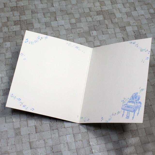 レーザーカット色紙 《グランドピアノ》 717223 音楽雑貨