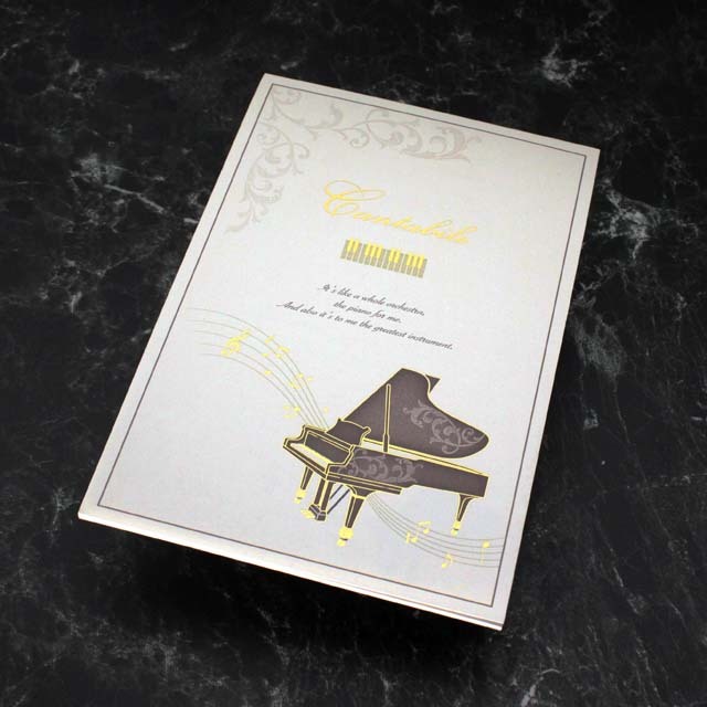 便箋 レターパッド グランドピアノ Piano Ａ５ 音楽雑貨 音楽グッズ 音楽文具