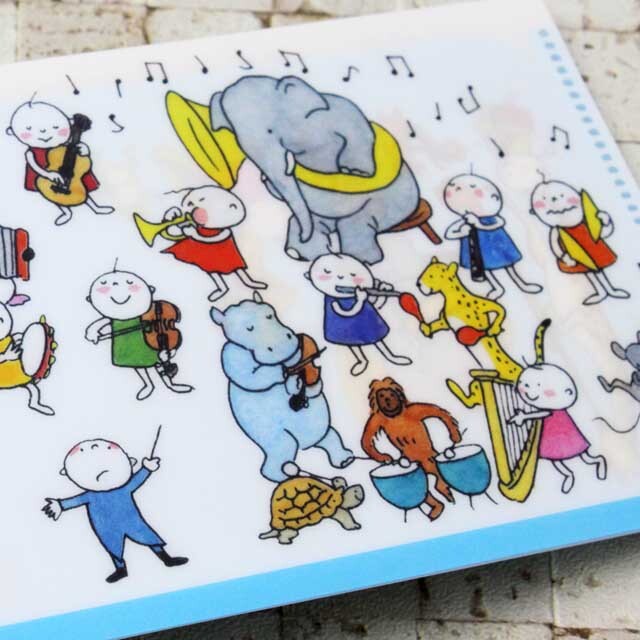 チケットホルダー Quu 音楽隊 音楽雑貨 音楽グッズ