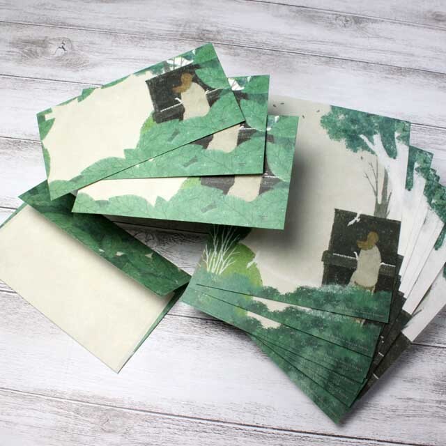 レターセット アップライトピアノ 森の調べ 音楽雑貨 音楽文具 音楽グッズ 音楽ギフト