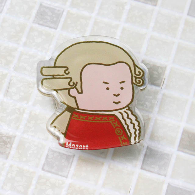 スマホグリップ モーツァルト 作曲家 音楽雑貨 音楽グッズ 音楽ギフト