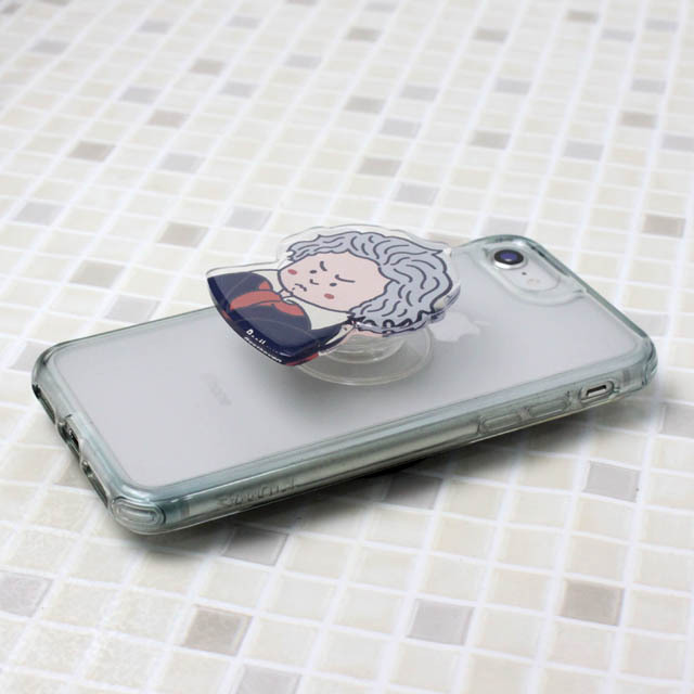 スマホグリップ ベートーヴェン 作曲家 音楽雑貨 音楽グッズ 音楽ギフト