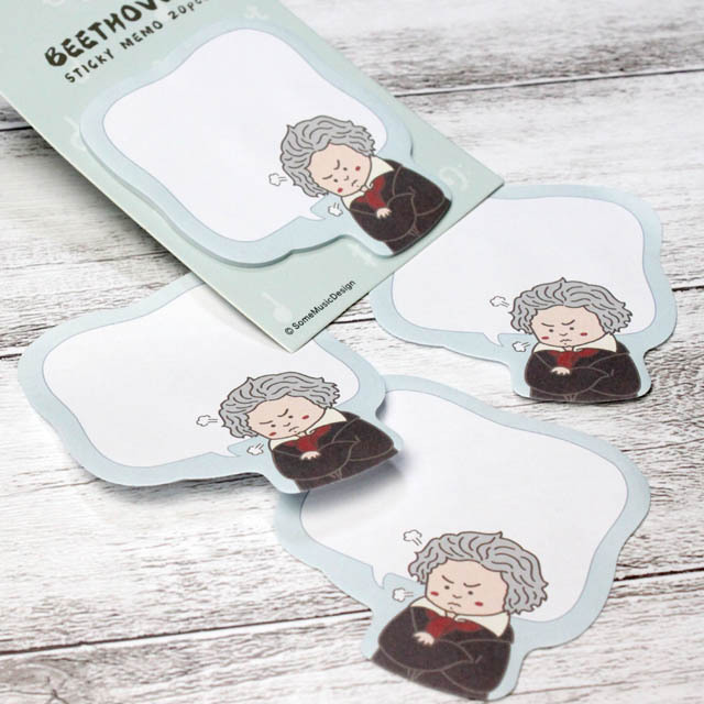 付箋 ベートーヴェン 作曲家 音楽雑貨 音楽グッズ 音楽ギフト