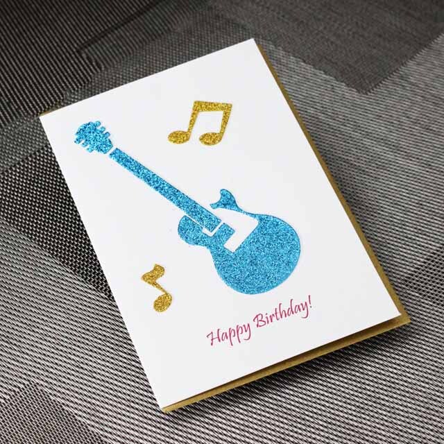 エレキギター ErectricGuitar 誕生カード バースディカード 音楽雑貨 音楽ギフト