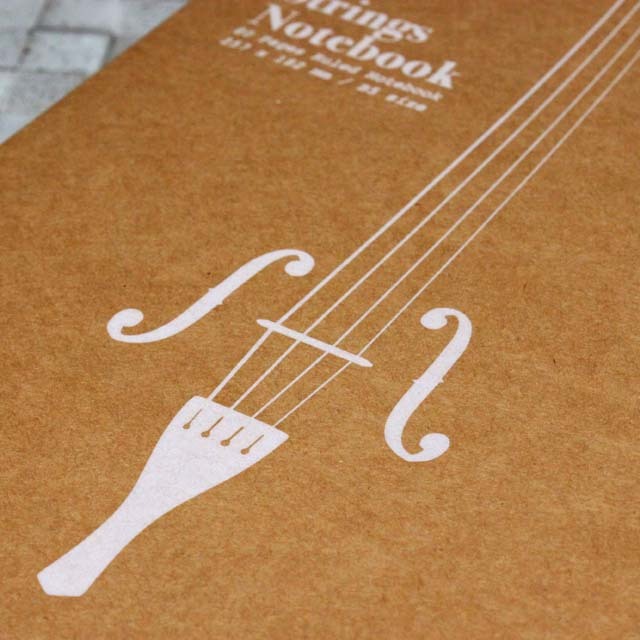 クラフトノート 弦楽器 ヴァイオリン 音楽雑貨 音楽グッズ 音楽のある生活