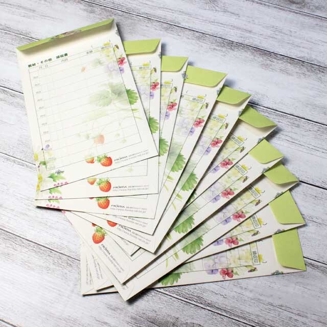 楽譜と野いちご 月謝袋 音楽教室 ピアノ教室 ヴァイオリン教室 音楽雑貨 音楽グッズ レッスングッズ