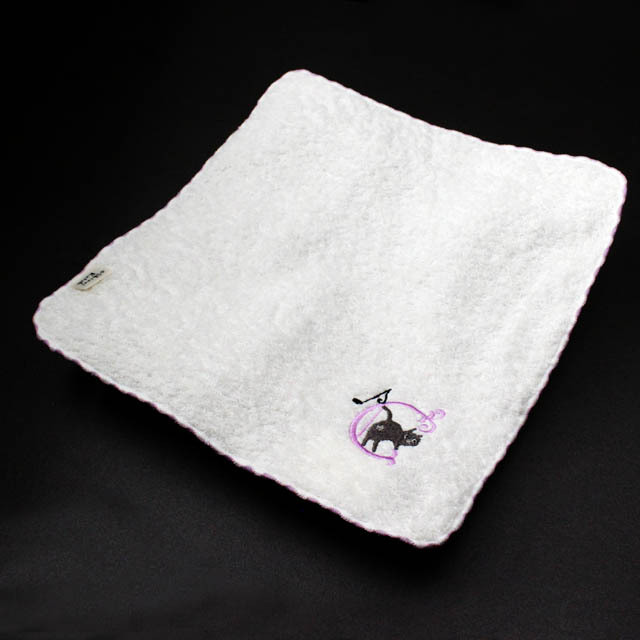 音符 タオルハンカチ イニシャル 音楽雑貨 音楽グッズ