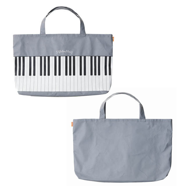 反射素材 レッスンバッグ ピアノ鍵盤 103470 音楽雑貨・アクセサリー