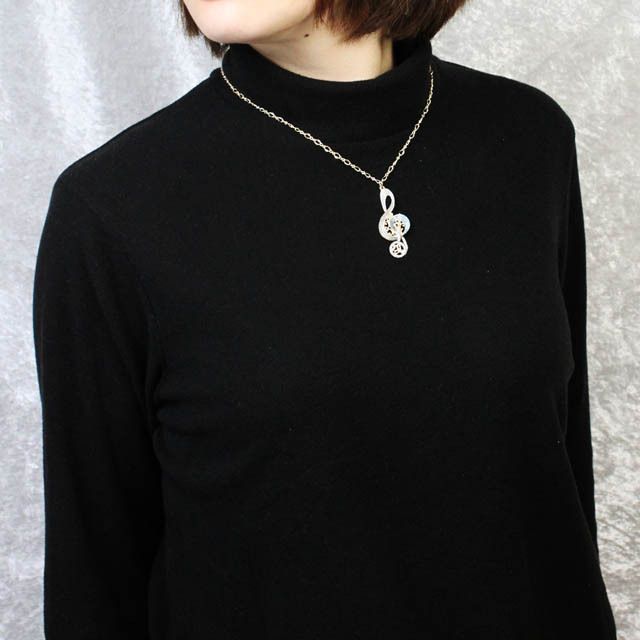 ペンダント 《 ト音記号 Astrolabe 》 722935 ☆ 音楽雑貨