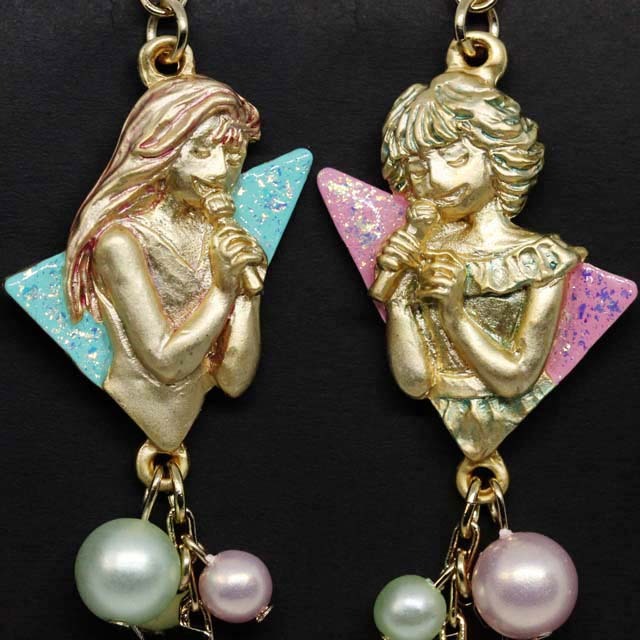 ピアス ポップシンガー 合唱 歌 音楽雑貨 音楽アクセサリー 音楽グッズ 音楽ギフト