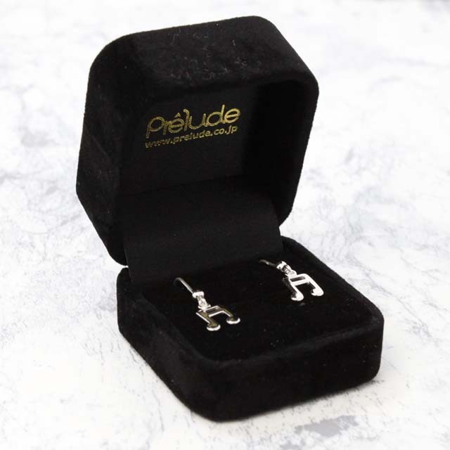 SV925 シルバー ピアス 2連8分音符 音楽雑貨 音楽アクセサリー 音楽グッズ 音楽ギフト