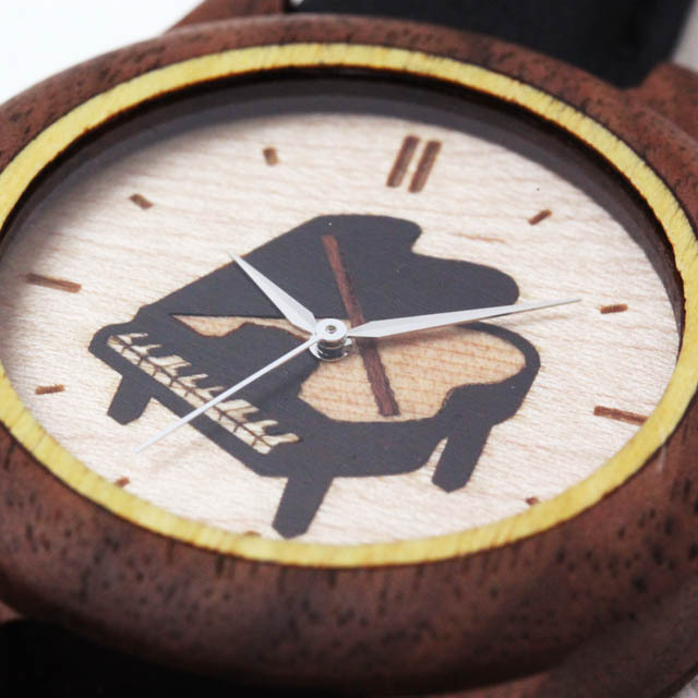 寄木 腕時計 ウォッチ グランドピアノ 音楽雑貨 音楽グッズ 音楽ギフト