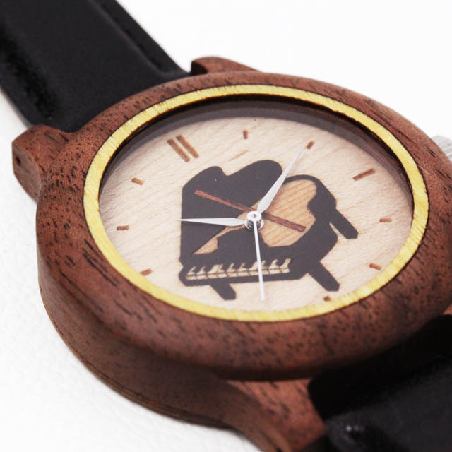 寄木 腕時計 ウォッチ グランドピアノ 音楽雑貨 音楽グッズ 音楽ギフト