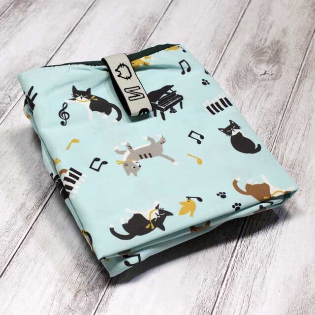 エコバッグ グランドピアノ 鍵盤 音楽グッズ 音楽雑貨 音楽バッグ