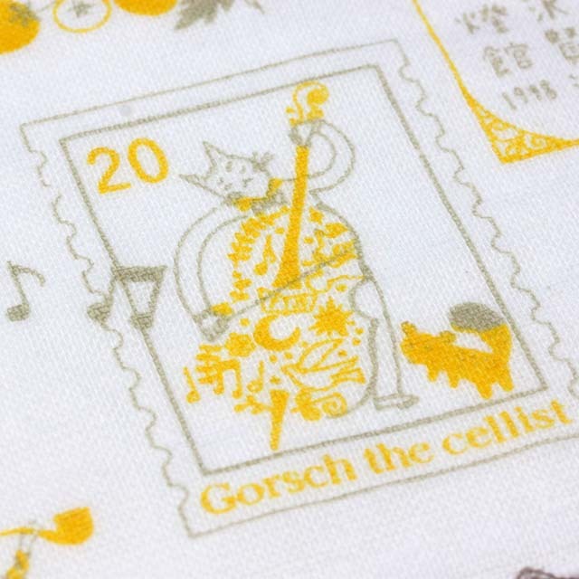 チェロ,セロ弾きのゴーシュ,ShinziKatoh,タオルハンカチ,音楽雑貨,音楽グッズ,音楽ギフト,発表会記念