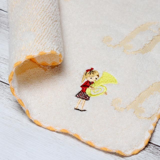 チューバ,Tuba,チックトーン,ShinziKatoh,タオルハンカチ,音楽雑貨,音楽グッズ,音楽ギフト,発表会記念