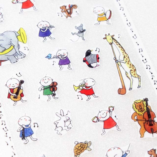 金ふちシール 《音符》 187620 音楽雑貨・アクセサリー専門店