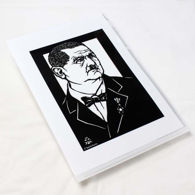 切り絵クリアファイル 《 Bruckner 》 100168 音楽雑貨・アクセサリー