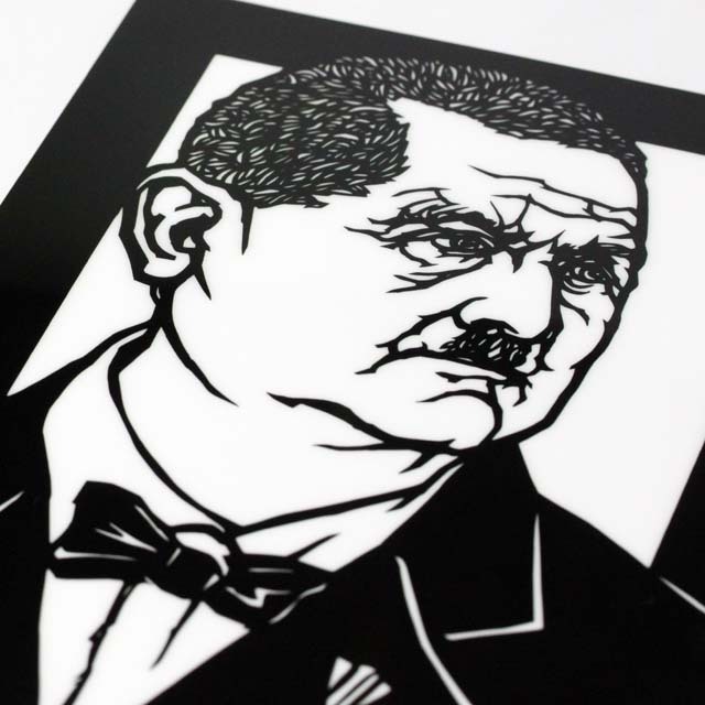 ブルックナー Bruckner クリアファイル クリアフォルダ 切り絵 栗田大地 音楽雑貨 音楽グッズ 音楽文具 音楽ギフト