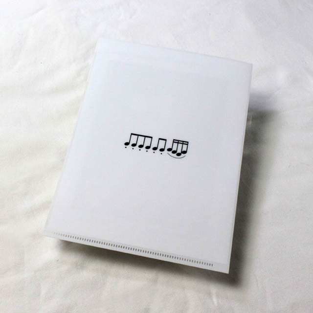 モーツァルト Mozart クリアファイル クリアフォルダ 切り絵 栗田大地 音楽雑貨 音楽グッズ 音楽文具 音楽ギフト