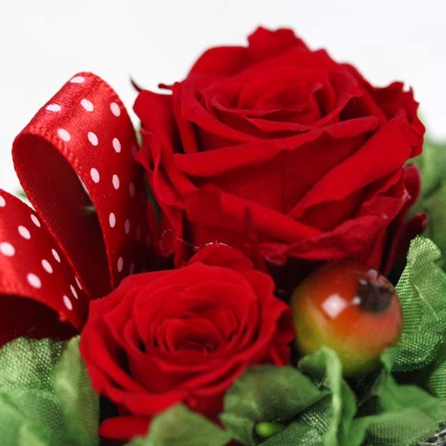 プリザーブドフラワー 《 アップライトピアノ 【S】ブラック