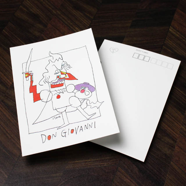 Ozart 絵葉書 《モーツァルト / ドン・ジョバンニ》 音楽雑貨