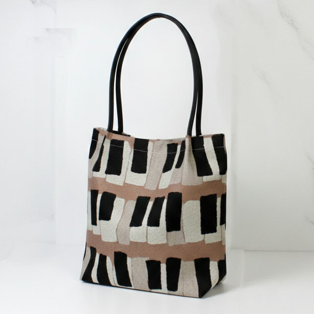 尾州織 ピアノ 鍵盤 トート くすみカラー 音楽ギフト 音楽グッズ 音楽雑貨