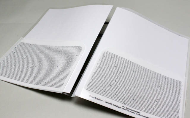 切り絵クリアファイル見開き型 《 Schubert 》 100250 音楽雑貨