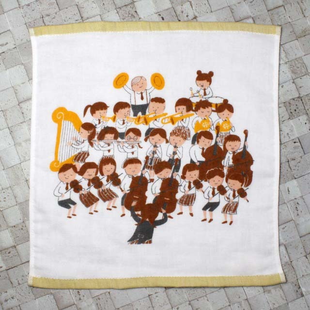 ShinziKatoh ジュニア・オーケストラ ゲストタオル 音楽雑貨 音楽グッズ 音楽ギフト