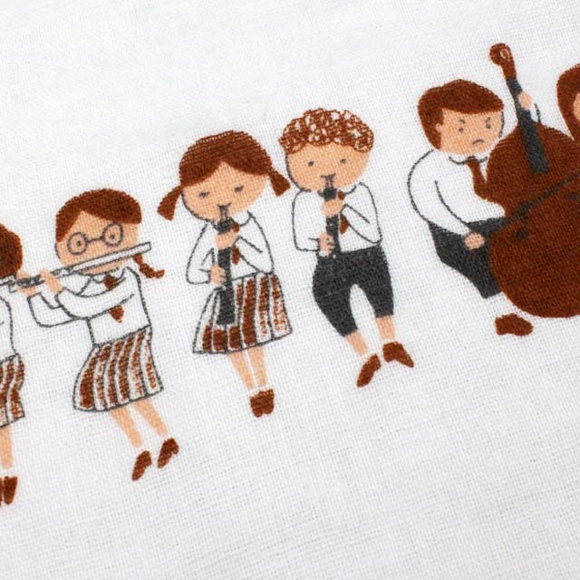 ShinziKatoh ジュニア・オーケストラ フェイスタオル 音楽雑貨 音楽グッズ 音楽ギフト